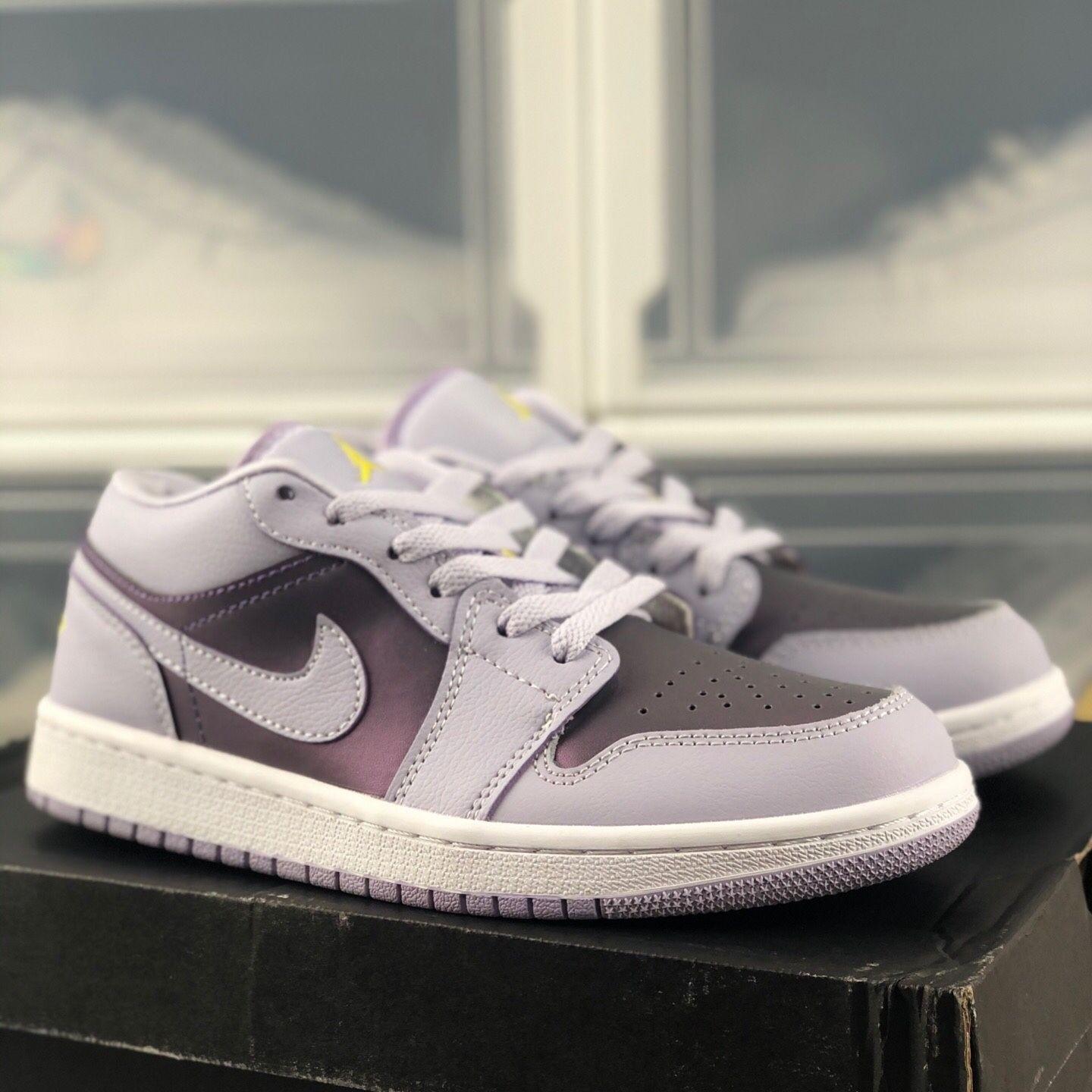 Air Jordan 1白紫葡萄|低帮鞋款也太香了!
